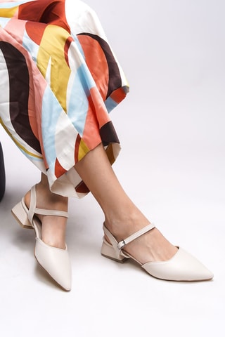 Babies à talons - Beige