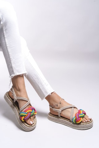 Platform Sandalen - Multicolor