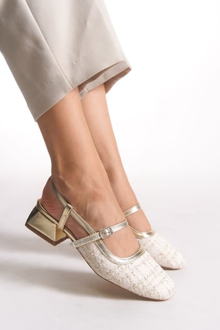 Babies à talons - Beige