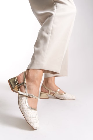 Babies à talons - Beige