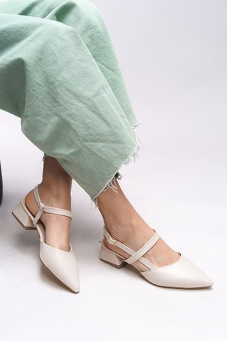 Babies à talons - Beige