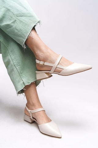 Babies à talons - Beige