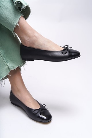 Ballerines vernies - Noir