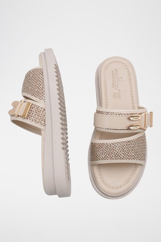 Mules plateformes - Beige