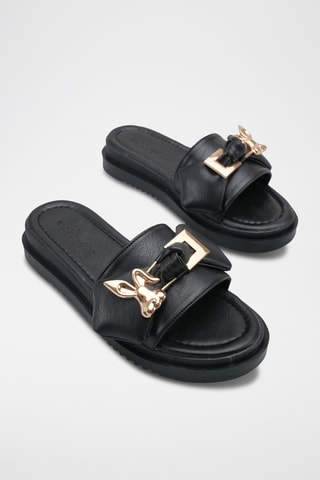 Mules plateforme - Noir