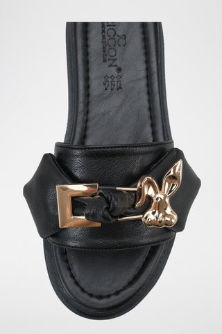 Mules plateforme - Noir