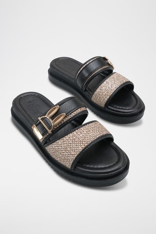 Mules plateformes - Noir