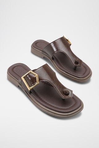 Sandalen - Bruin