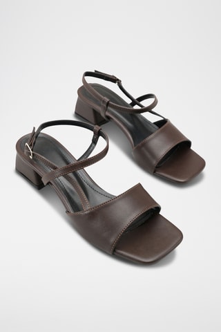 Sandalen met Hak - Bruin