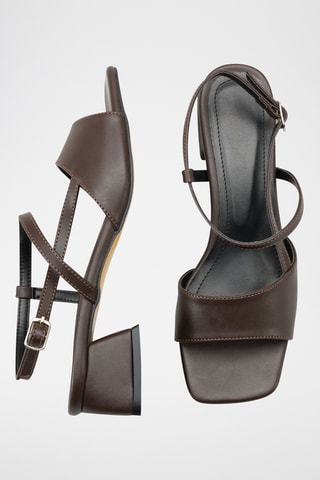 Sandalen met Hak - Bruin