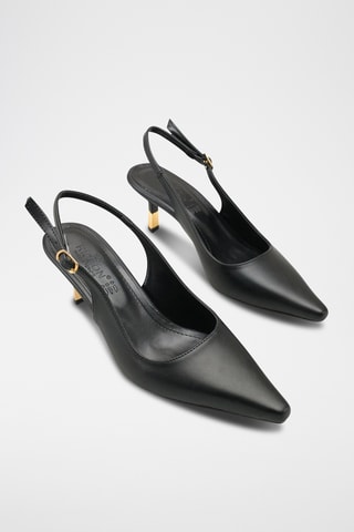 Escarpins - Noir et beige