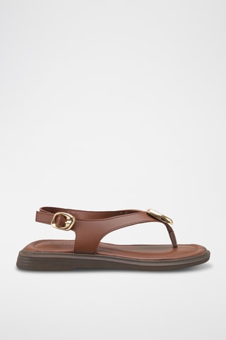 Sandalen - Bruin en beige