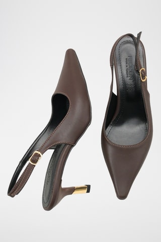 Escarpins - Marron et beige