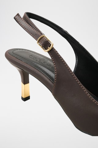 Escarpins - Marron et beige