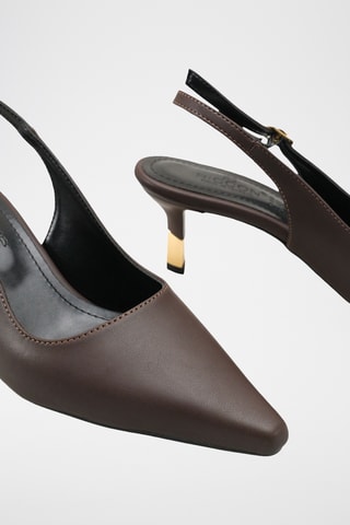Escarpins - Marron et beige