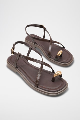Sandalen - Bruin