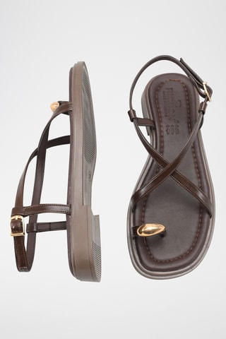 Sandalen - Bruin