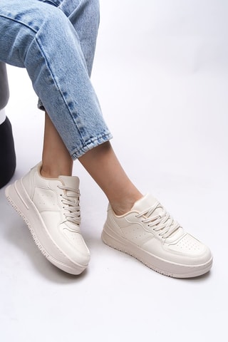 Baskets à plateformes - Beige