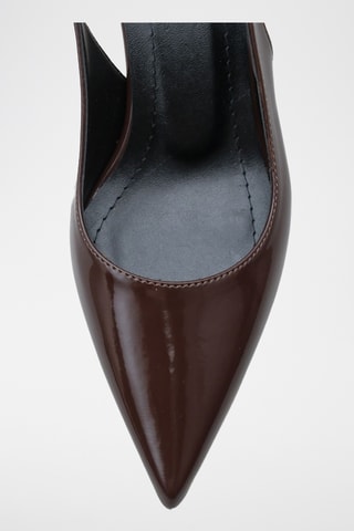 Escarpins vernis - Marron