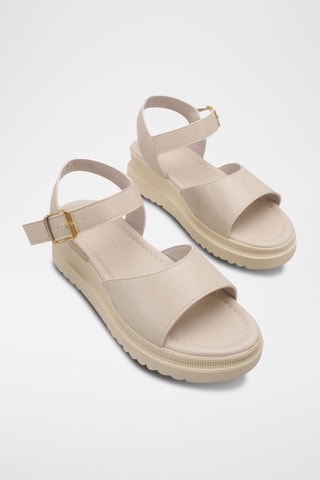 Platform Sandalen - Beige