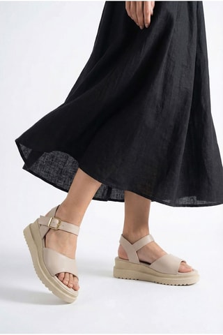 Platform Sandalen - Beige