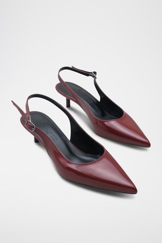 Escarpins vernis - Bordeaux