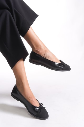 Ballerines vernies - Noir