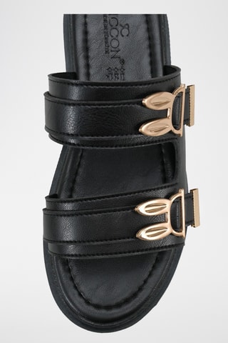 Mules plateforme - Noir