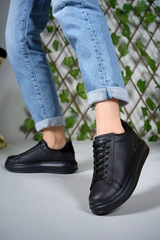 Baskets - Noir et beige