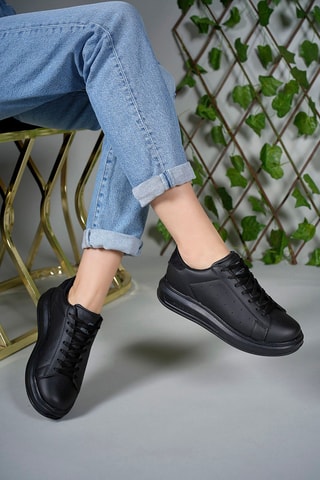 Baskets - Noir et beige