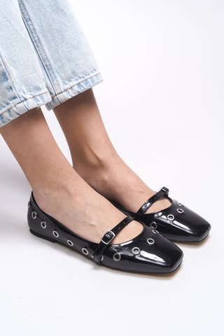 Babies vernies - Noir