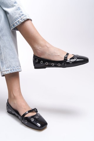 Babies vernies - Noir