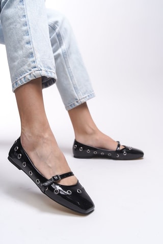 Babies vernies - Noir