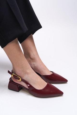 Escarpins vernis - Bordeaux