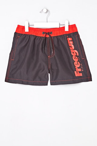 Short de bain Noir et rouge