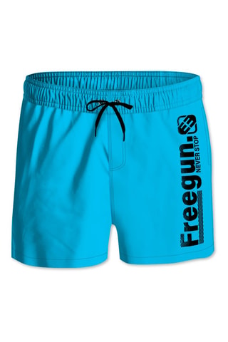 Short de bain Bleu et noir