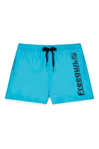 Short de bain Bleu et noir