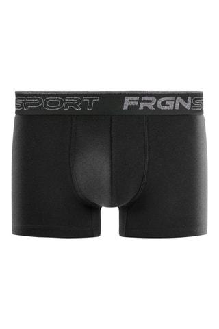 4 boxers Dynamic Jim - Zwart en Grijs