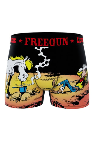 3 boxers Lucky Luke - Jaune et noir