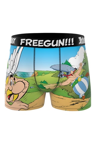 3 boxers Asterix en Obelix - Groen en Blauw