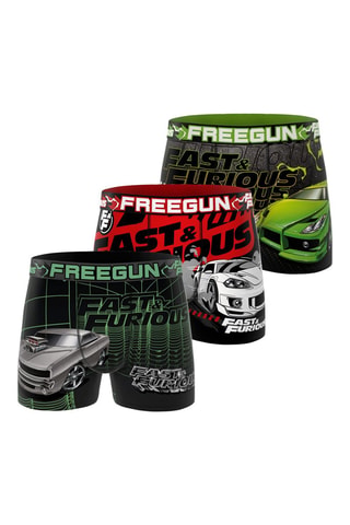 4 boxers Fast & Furious - Zwart