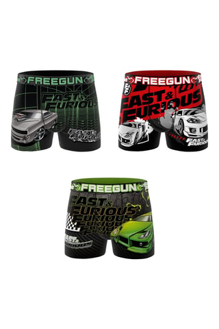 4 boxers Fast & Furious - Zwart