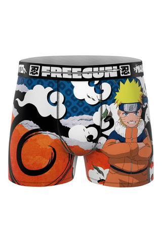 3 boxers Naruto Shippuden - Orange et rouge