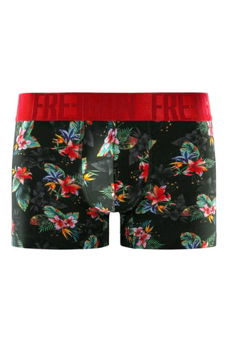 3 boxers Flowers - Noir