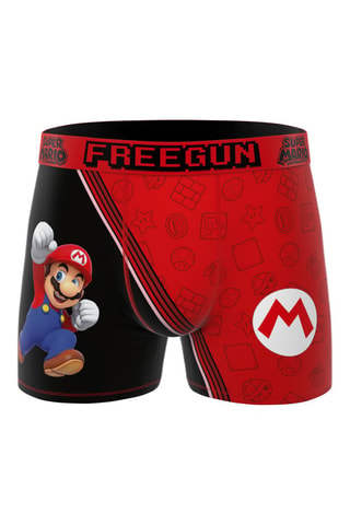 3 boxers Super Mario - Bleu