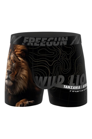 5 boxers Wild Life - Noir