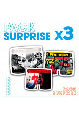 3 boxers - Pack Surprise - Modèle aléatoire 