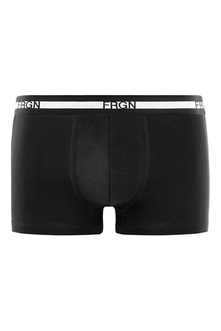 6 boxers Sporty - Zwart en Rood