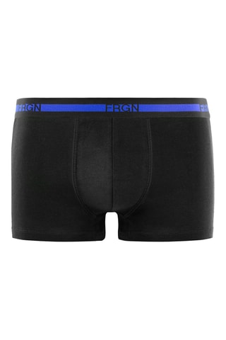 6 boxers Sporty - Zwart en Rood