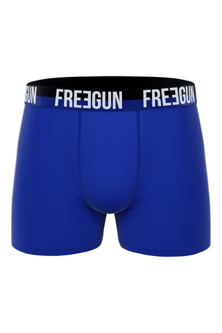4 Boxers- Zwart, blauw en grijs